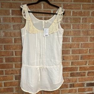 Anthropology Feather Bone Lacy Top. BOHO. Large and Flowy Hippie Inspired.